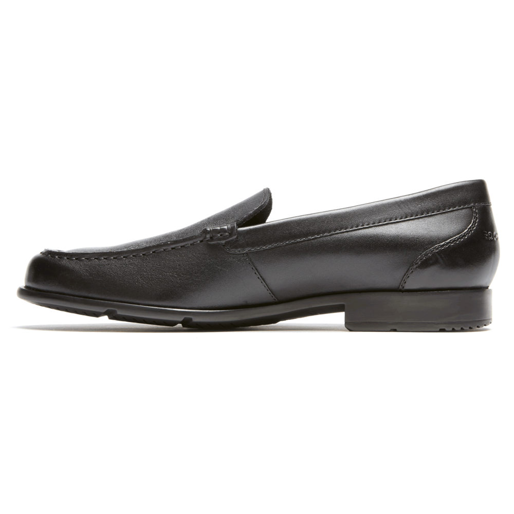 Rockport Loafers For Mens Black - Classic Venetian - FO2746019